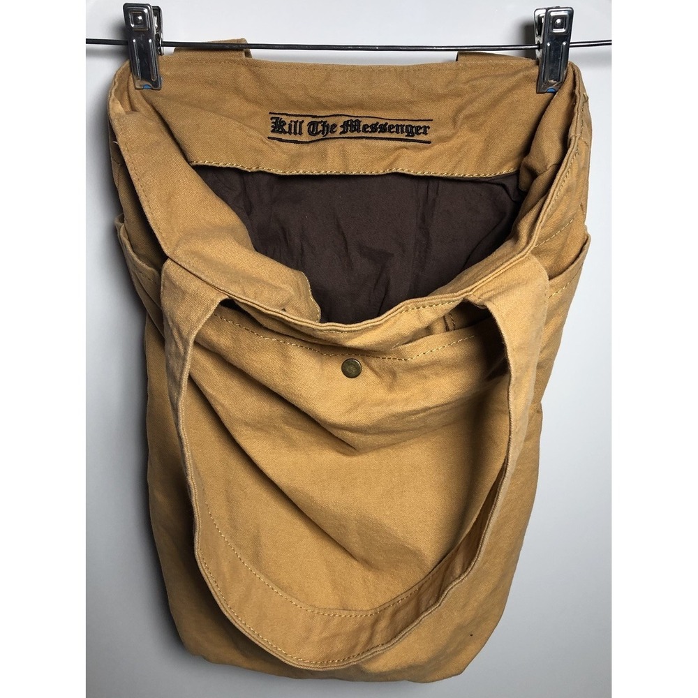 Alternative Apparel Canvas Tote Bag Utility Shopper Kill the Messenger 2013 DMGD - Picture 7 of 16